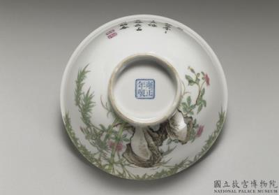 图片[3]-Bowl with flowers and bamboo in falangcai painted enamels, Qing dynasty, Yongzheng reign (1723-1735)-China Archive